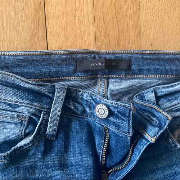 Flying Monkey Flared Blue Jeans - Picture 6 of 7